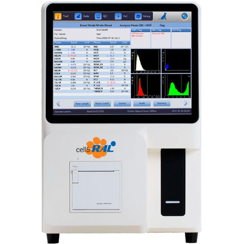 自动细胞计 - Cell 5 - RAL, Tecnica para el Laboratorio S.A. - 台式 / 兽用 / 血细胞