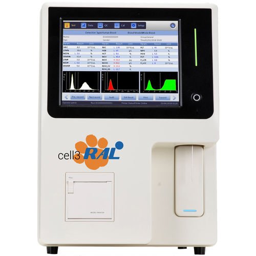 兽用血细胞分析仪 - Cell 3 - RAL, Tecnica para el Laboratorio S.A. - 自动 / 台式 / 50 参数式