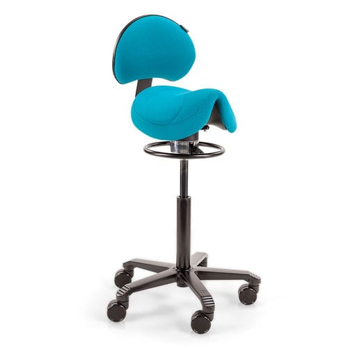 医用圆凳 - Office Amazone Balance - Score BV - 可调高度 / 带滑轮 / 椅背可调