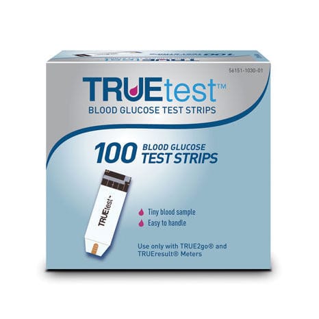 糖尿病试剂带 - TRUEtest™ - Trividia Health - 血糖 / 血液