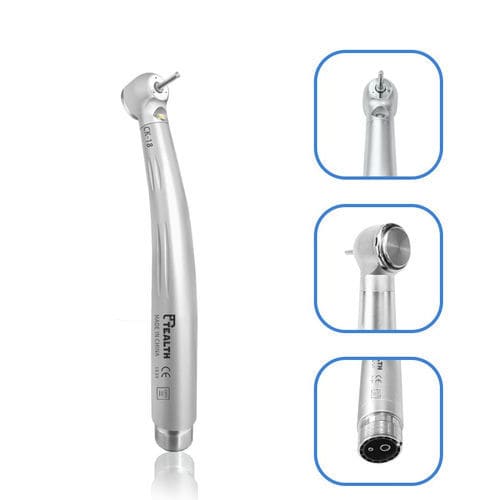 牙科涡轮机 - CK-18-B2 - Tealth Foshan Medical Equipment Co.,Ltd - 空气 / 有按钮 / 不锈钢