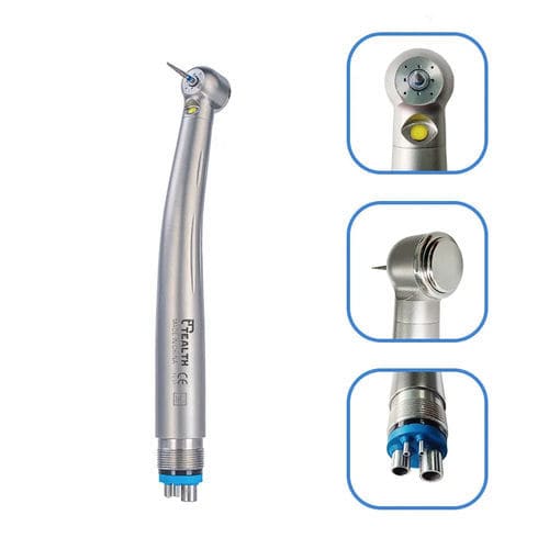 牙科涡轮机 - CK-18 Pro - Tealth Foshan Medical Equipment Co.,Ltd - 空气 / 带LED照明 / 四个外部喷嘴