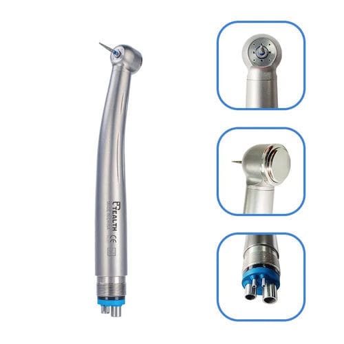 牙科涡轮机 - CK-08 Pro - Tealth Foshan Medical Equipment Co.,Ltd - 空气 / 不锈钢 / 四个外部喷嘴