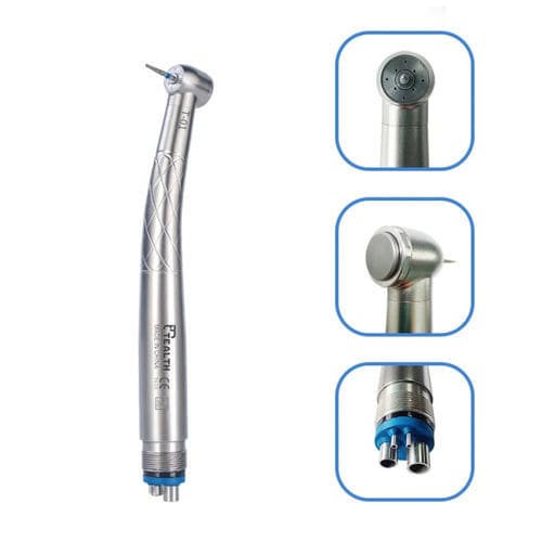 牙科涡轮机 - T-01 - Tealth Foshan Medical Equipment Co.,Ltd - 空气 / 不锈钢 / 四个外部喷嘴