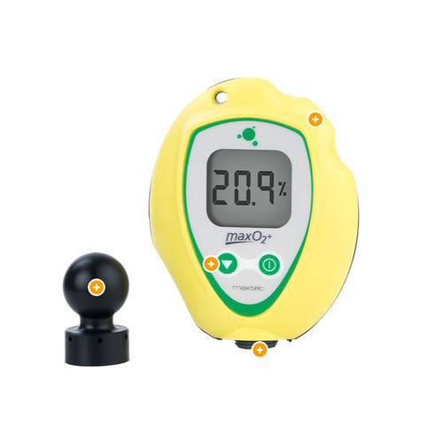 氧气分析仪 - MaxO2+A Scuba - Maxtec - 用于医疗器械 / 手提式 / 数字