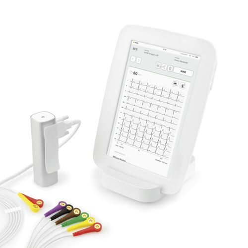 静息心电图仪 - MESI mTABLET ECG - MESI - 12通道 / 平板电脑 / 带触摸屏