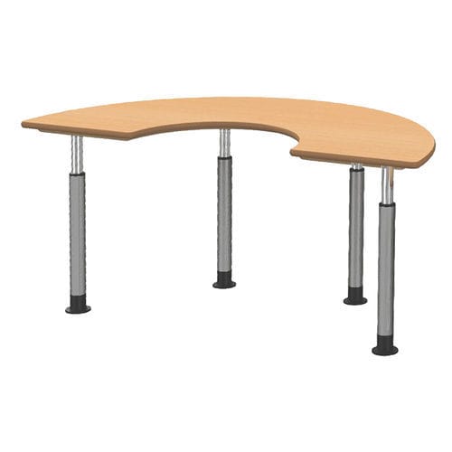 餐桌 - ST3-S - Tough Furniture - 候诊室 / 长方形 / 半圆
