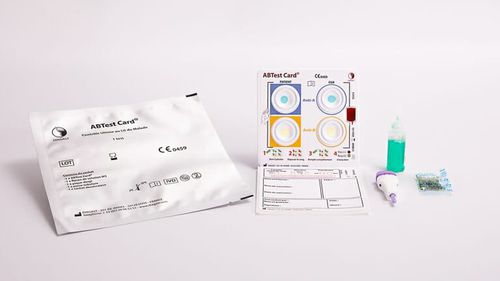 血型快速诊断套装 - ABTest Card® - Diagast - 抗体 / 血液