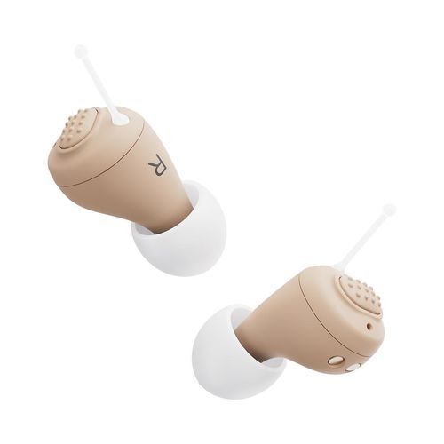 入耳式CIC助听器 - JH-A26A - Huizhou Jinghao Medical Technology - 降噪 / 可充电 / 米色