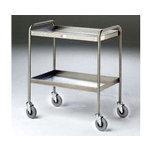 清扫推车 - KH436 - K Care Healthcare Equipment - 不锈钢 / 2 托盘式