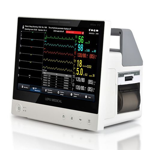 台式病人监护仪 - AIView V10 - Lepu Medical - ECG / RESP / TEMP