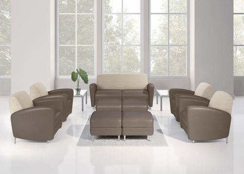 候诊室扶手椅 - Reno - National Office Furniture - 带滑轮