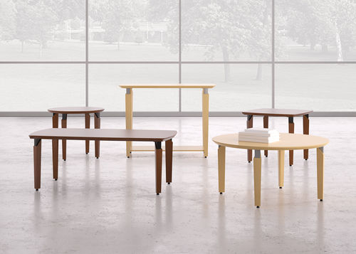 候诊室桌 - Pegos - National Office Furniture - 圆形 / 正方形
