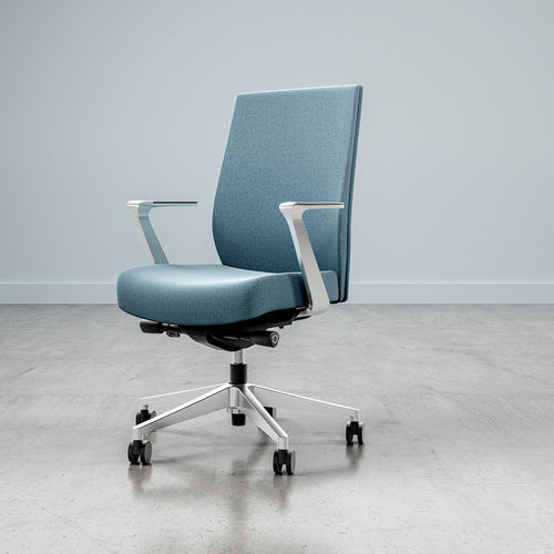 带扶手办公椅 - Whirl - National Office Furniture - 带轮 / 人体工学