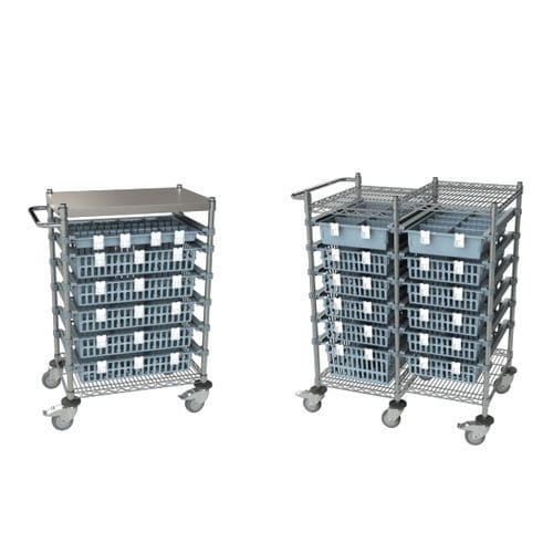 通用推车 - MyModularStorage® - MEDICAL MODULAR SYSTEM S.A. (MMS) - 辅助 / 运输 / 后勤