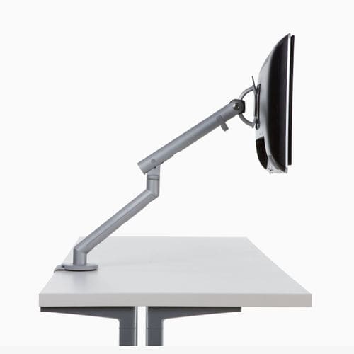 监测仪医用设备支架 - Flo - Herman Miller - 台式 / 模块化 / 带电缆集成