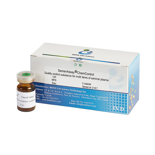 质量控制快速诊断套装 - SemenAssay® ChemControl - Bred Life Science Technology Inc . - 果糖 / 等离子 / 精液