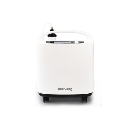 医用氧气浓缩器 - KSW series - Jiangsu Konsung Medical Equipment - 居家护理 / 带滑轮 / 手提式