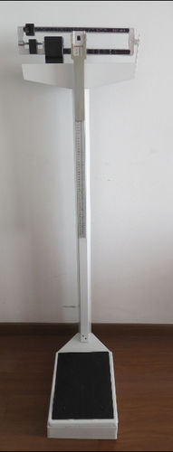 机械人体秤 - SH-8023 - Jiangsu Suhong Medical Instruments - 立柱式 / 秤杆 / 带有测身高杆