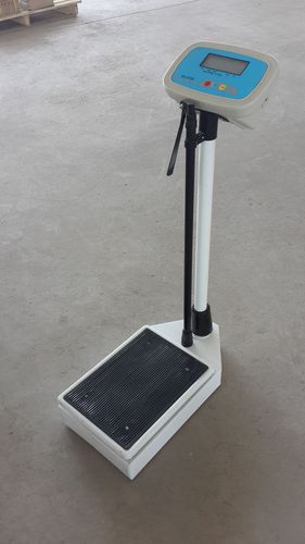 电动人体秤 - SH-8106 - Jiangsu Suhong Medical Instruments - 平台 / 立柱式 / LCD显示
