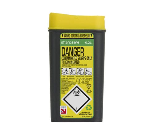 废料储存容器 - 5173XXXX - Vernacare - 枕头 / 用于试管 / 安全