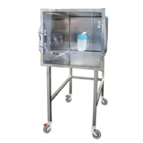 猫动物笼具 - GA034 - Lory Progetti Veterinari srl - 带滑轮 / 不锈钢 / 1 模块