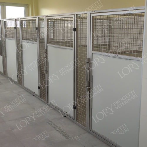 模块化动物笼具 - BOX004 series - Lory Progetti Veterinari srl - 不锈钢