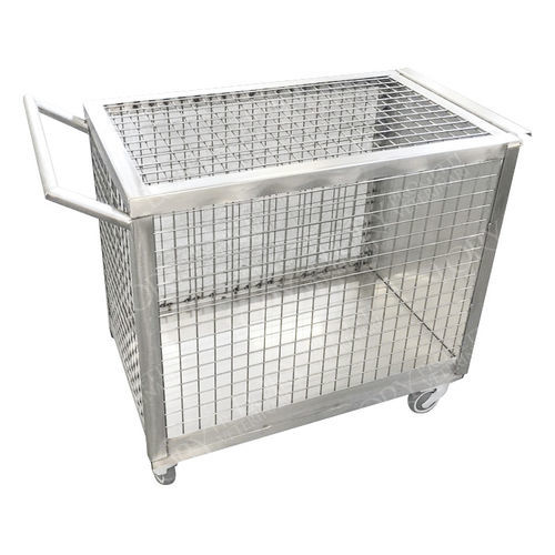 模块化动物笼具 - GA003 - Lory Progetti Veterinari srl - 带滑轮 / 不锈钢 / 1 模块