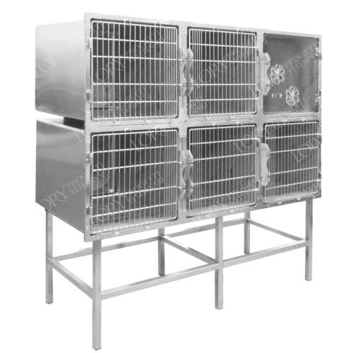 猫动物笼具 - GA049 - Lory Progetti Veterinari srl - 犬用 / 模块化 / 两级
