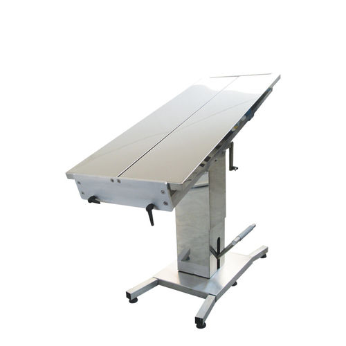 液压兽用手术台 - Zara - Lory Progetti Veterinari srl - 大型动物 / 高度可调节 / V型托盘
