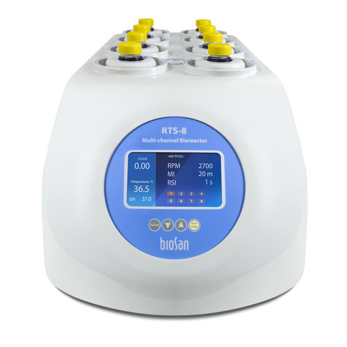 实验室生物反应器 - RTS-8 - Biosan - 用于细胞培养 / 用于科研 / 一次性