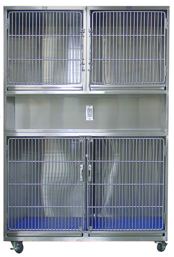 隔离动物笼具 - 1300-20 - Tristar Vet - 4格 / 不锈钢 / 双层