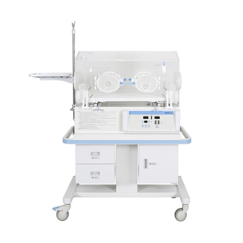 带滑轮新生儿保育箱 - Infantia NB1 - DRE Veterinary - 带4个操作窗口