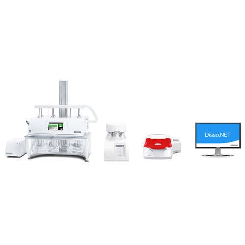 连续式溶解测试仪 - UV/Vis On-/Offline System - ERWEKA GmbH - 半自动 / 用于制药业 / UV/VIS