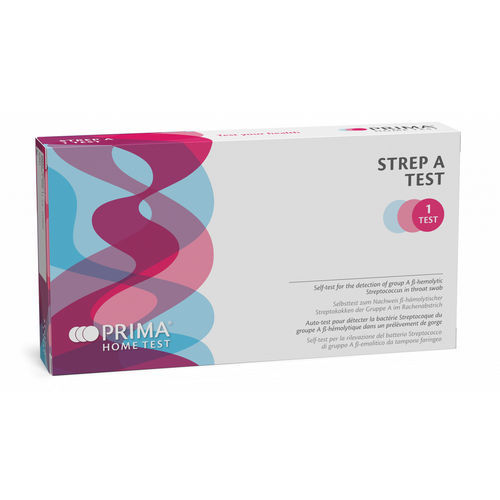 传染病快速诊断检测 - 800060-1 - PRIMA Lab - 家用 / 抗原 / A型链球菌
