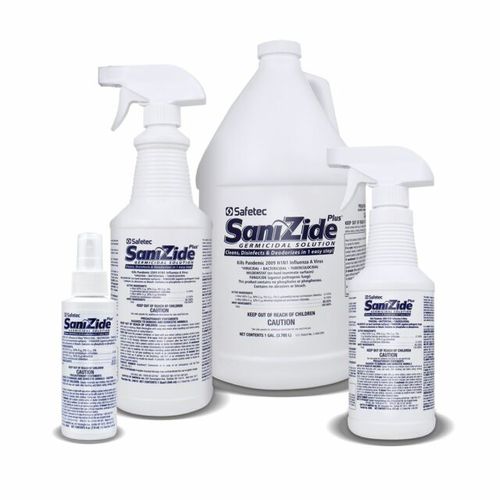 地板和表面抗菌剂 - SaniZide Plus® - Safetec of America - 液体 / 铵基