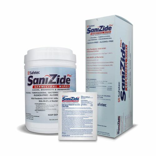 地板和表面清洁湿巾 - SaniZide Plus® - Safetec of America