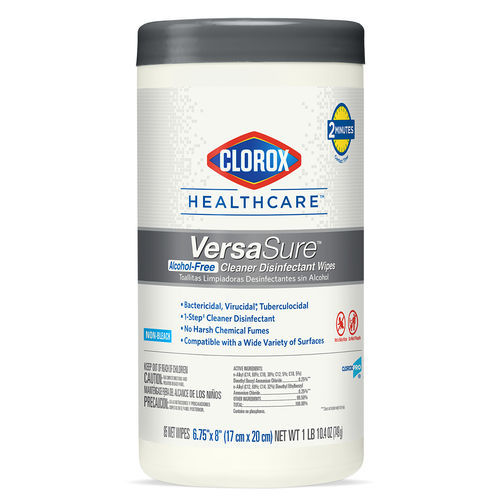 地板和表面清洁湿巾 - VersaSure®  - CLOROX HEALTHCARE