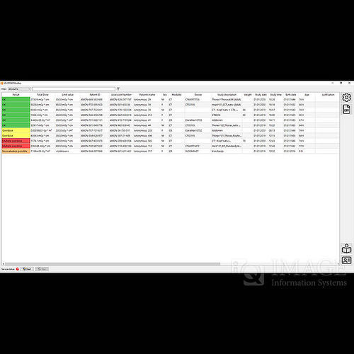 医学影像软件 - iQ-DOSE - IMAGE Information Systems - 辐射分量监护 / 评估 / 平板电脑