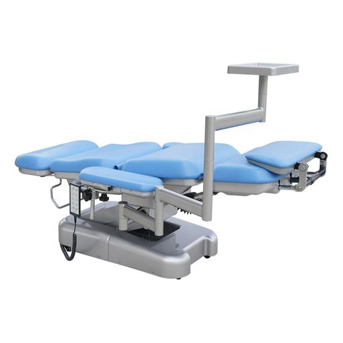 电动采血椅 - DH-XD107-3 - KANGHUI MEDICAL TECHNOLOGY - 4分区式 / 带脚凳