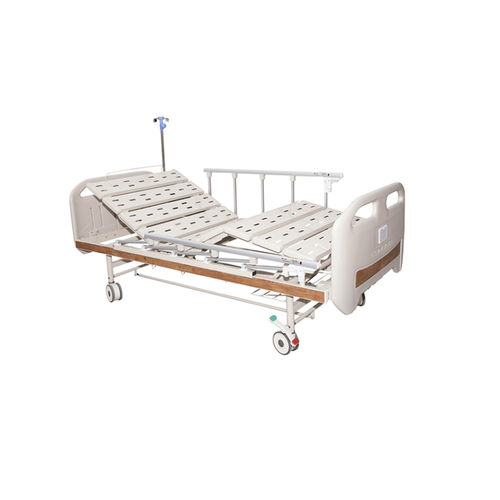 医院病床 - JJ-SY02A - KANGHUI MEDICAL TECHNOLOGY - 手动 / 倾斜 / 带滑轮