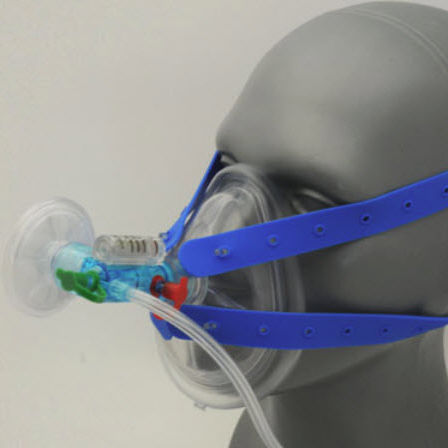 非侵入性负压口罩 - 8855 - BLS Systems Limited - CPAP / 一次性 / HEPA过滤器