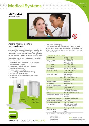 M228/M248 Medical Monitors