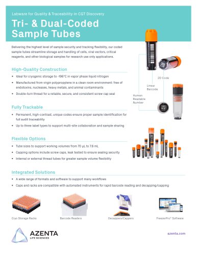 Labware for Quality & Traceability in CGT Discovery