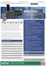 Addfield RAPID1000 High Capacity Waste Incinerator Datasheet