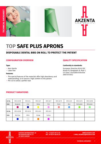 TOP SAFE PLUS APRONS