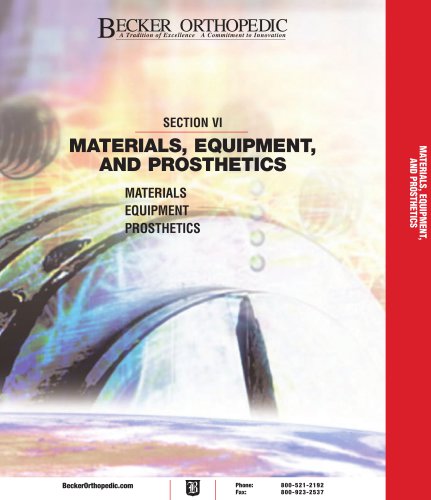 MATERIALS, EQUIPMENT, AND PROSTHETICS