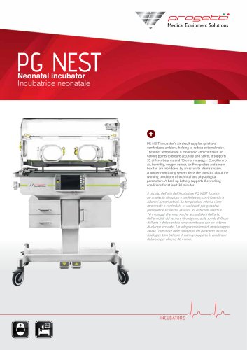 Neonatal incubator on casters