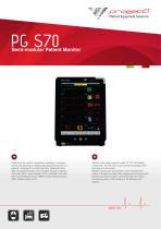 PG S70 SEMIMODULAR PATIENT MONITOR