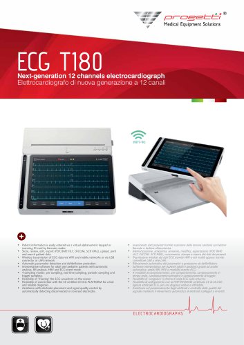Resting electrocardiograph ECG T180